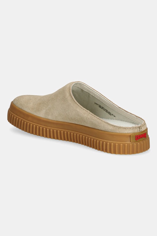 Παπούτσια Παντόφλες σουέτ Camper Peu Roda K201756.003 μπεζ