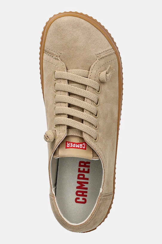 Tenisice od nubuk kože Camper Peu Roda bež K201789.003