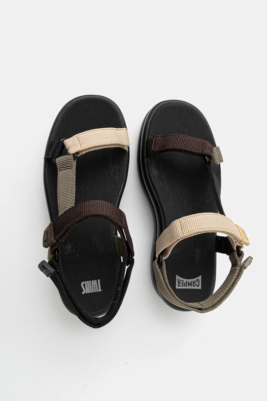 Σανδάλια Camper TWS ίσια πλατφόρμα μαύρο K201726.007