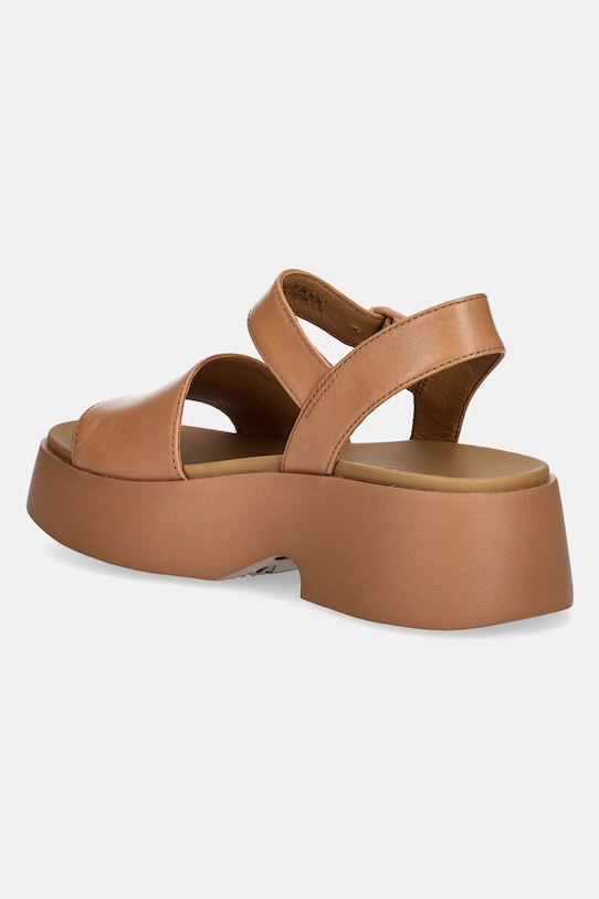 Încălțăminte Camper sandale de piele Tasha K201659.009 maro