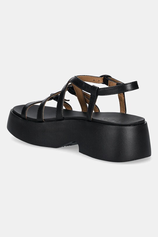 Încălțăminte Camper sandale de piele Tasha K201713.001 negru