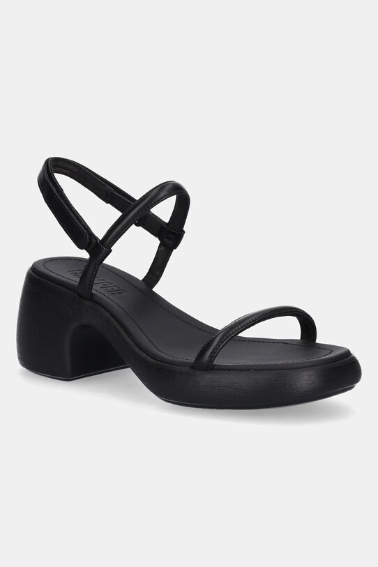 Kožené sandále Camper Thelma Sandal usňová koža čierna K201596.004