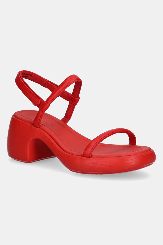 Δερμάτινα σανδάλια Camper Thelma Sandal 5-8 cm κόκκινο K201596.006