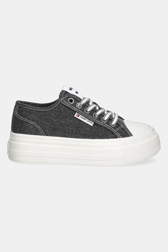 Tommy Jeans tenisówki FOXING FLATFORM LC EN0EN02736 czarny SS25