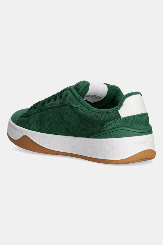 Obuwie Tommy Jeans sneakersy zamszowe SKATE SNEAKER EN0EN02737 zielony
