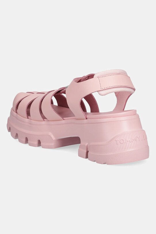 Взуття Шкіряні сандалі Tommy Jeans FISHERMAN SANDAL EN0EN02751 рожевий