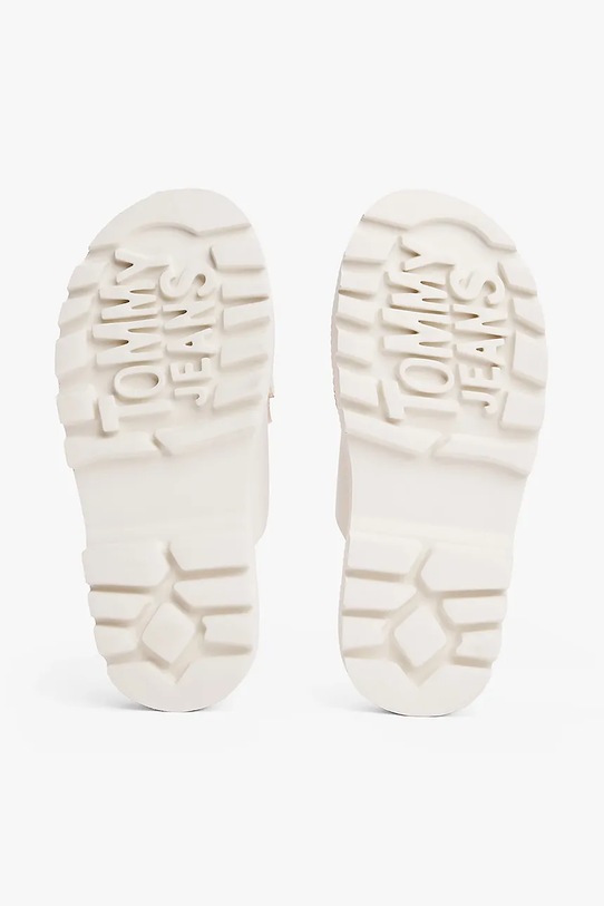 Tommy Jeans slapi de piele DOUBLE STRAP SANDAL EN0EN02753