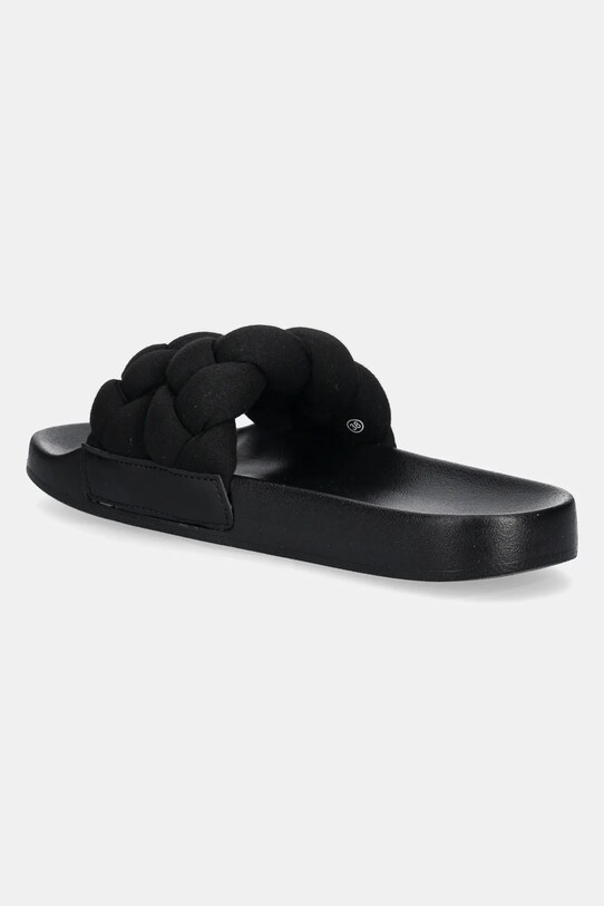 Παπούτσια Παντόφλες Tommy Jeans BRAIDED SLIDE EN0EN02764 μαύρο