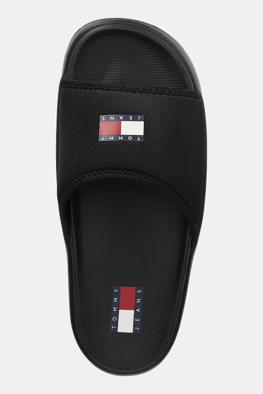 Pantofle Tommy Jeans COMFY POOL SLIDE černá EN0EN02765
