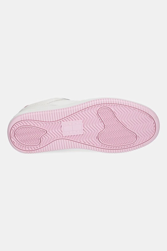 Кросівки Tommy Jeans RETRO BASKET WASHED SUEDE EN0EN02773 білий