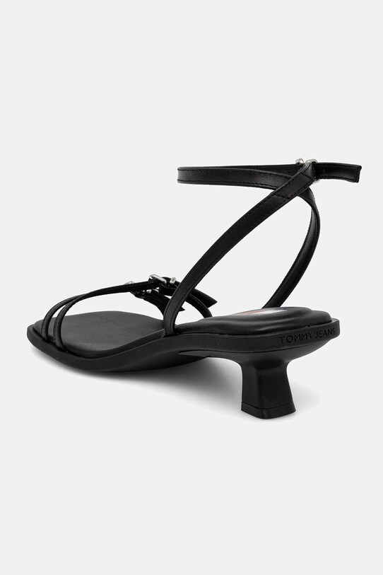 Boty Kožené sandály Tommy Jeans THE NOHO SANDAL EN0EN02779 černá