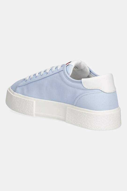Взуття Кросівки Tommy Jeans FLATFORM CANVAS SNEAKER EN0EN02792 блакитний