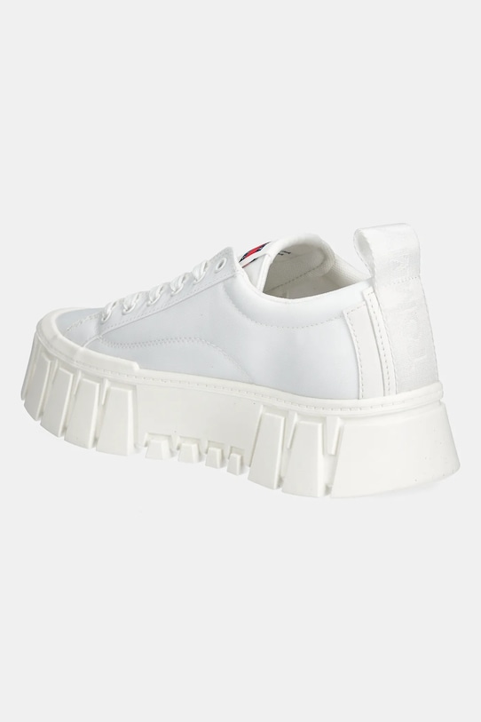 Obuwie Tommy Jeans sneakersy FLATFORM SNEAKER NYLON EN0EN02793 biały