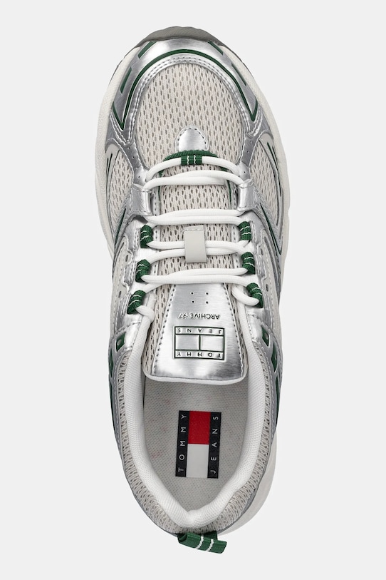 Кросівки Tommy Jeans ARCHIVE 97 METALLIC срібний EN0EN02796