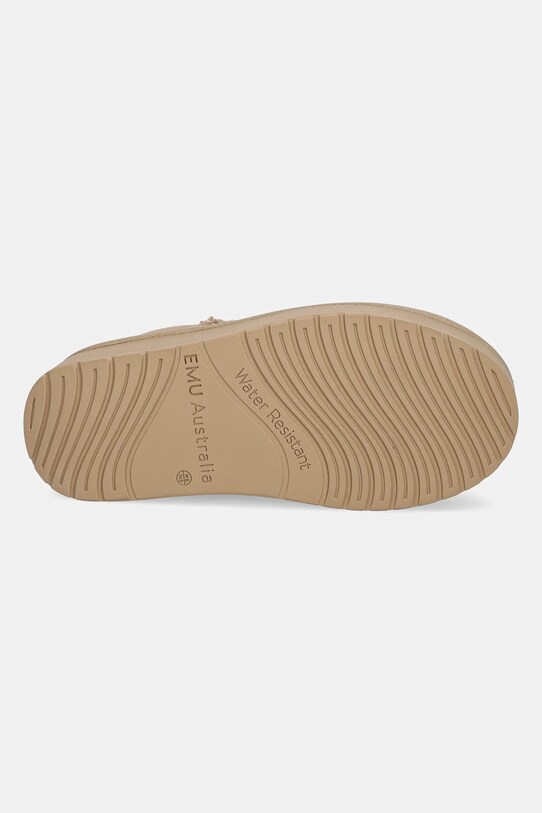 Замшеві чоботи Emu Australia Stinger Micro Flatform W13082.SAND бежевий