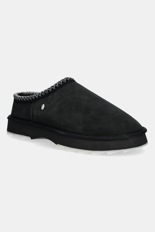 Замшеві тапочки Emu Australia Sharky Scuff чорний W13179.BLAK