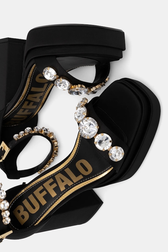 Buffalo sandale May Neat Ice negru 1291591.BLK