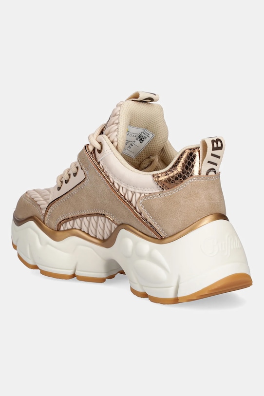 Obuwie Buffalo sneakersy Binary Quilt 1636305.BEI beżowy