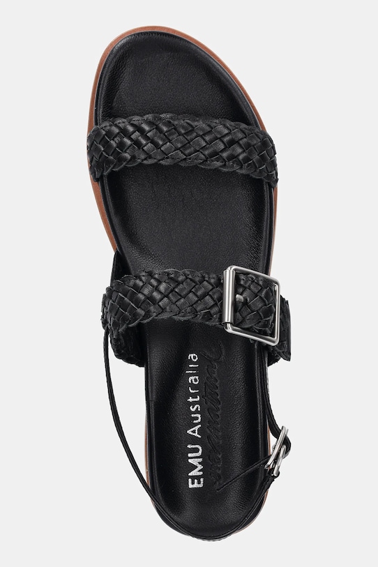 Emu Australia sandale de piele Hyams negru W13175.BLAK