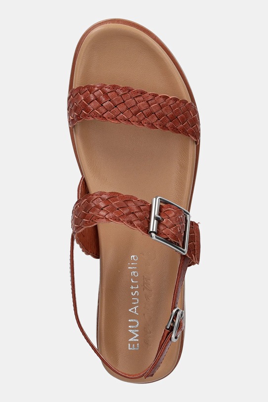 Emu Australia sandały skórzane Hyams brązowy W13175.TAN