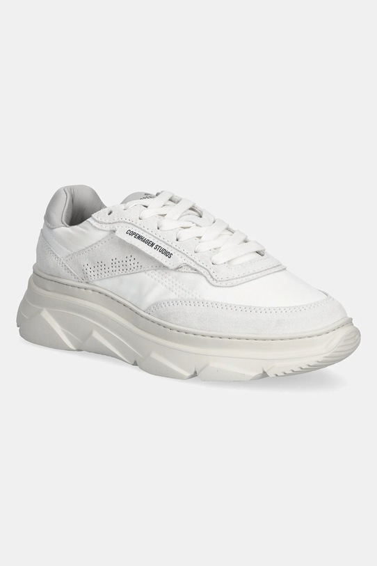 Sneakers boty Copenhagen Material semišová kůže bílá CPH56