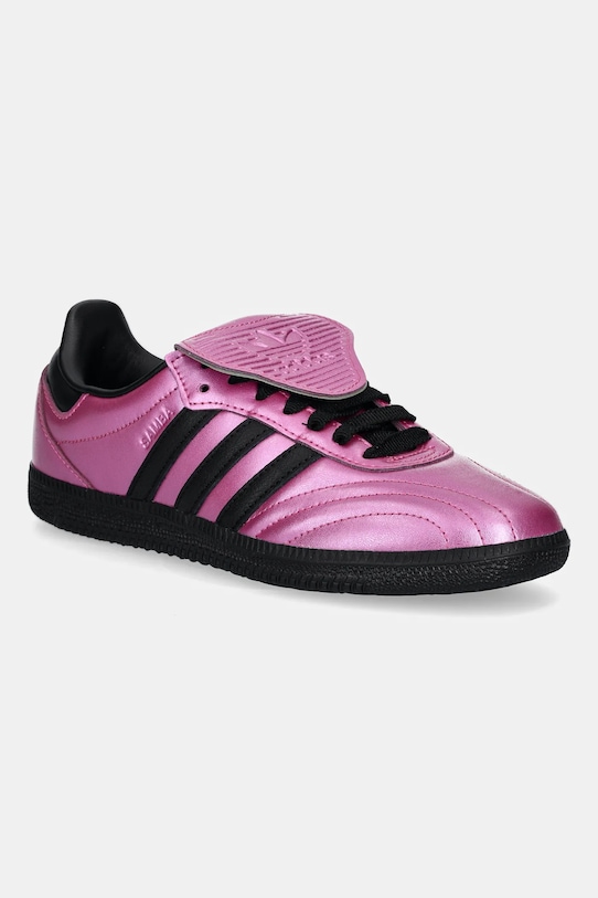 Кожени маратонки adidas Originals Samba LT равна розов JQ7451