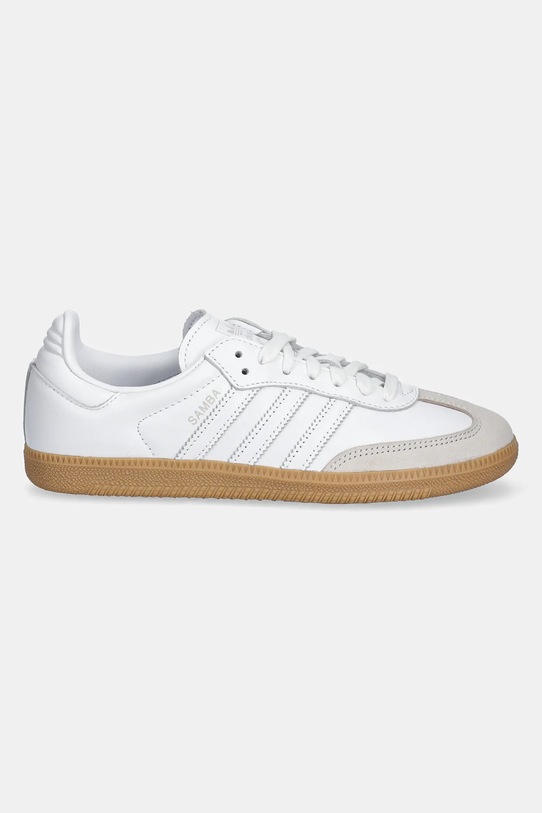 adidas Originals sneakers din piele Samba OG JS2763 alb SS25