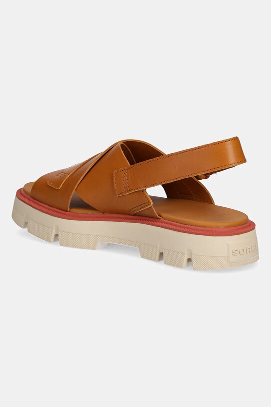 Încălțăminte Sorel sandale de piele REIN CB CRISSCROSS 2114141708 maro