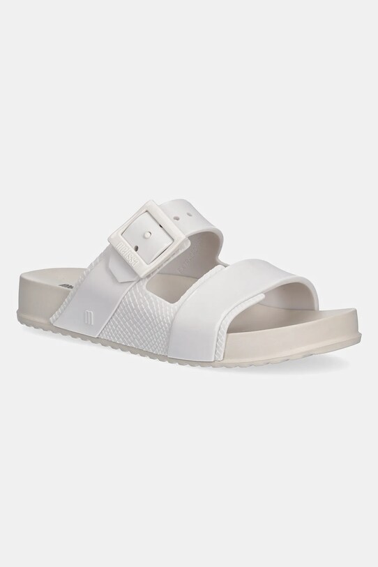 Melissa papuci COZY CONNECTION SLIDE sintetic alb M.35832.AZ944