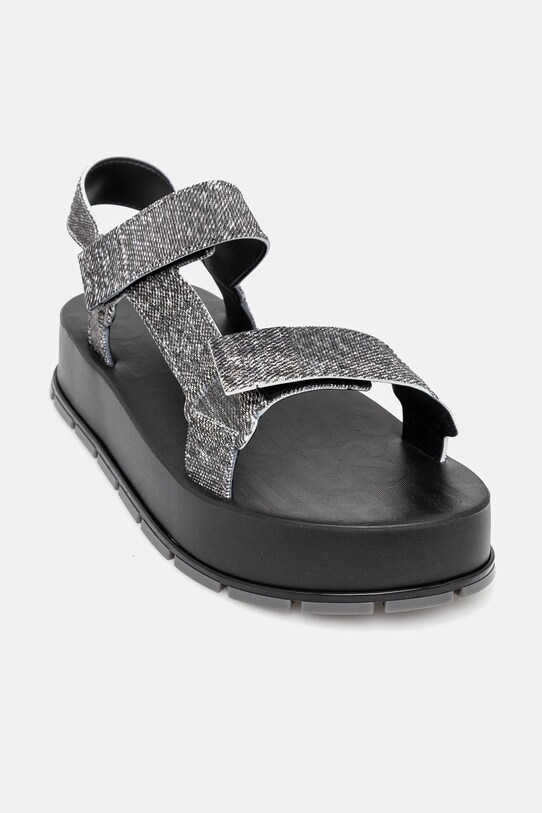 Сандалии Melissa FLOWING PLATFORM DENIM платформа чёрный M.36132.BG677