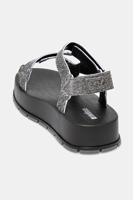 Обувь Сандалии Melissa FLOWING PLATFORM DENIM M.36132.BG677 чёрный