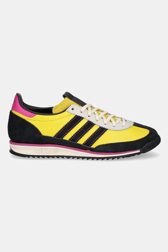 Kožené tenisky adidas Originals Sl 72 OG JI2453 žlutá SS25