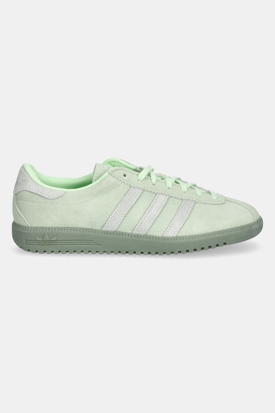 Замшеві кросівки adidas Originals Bermuda JI2661 зелений SS25