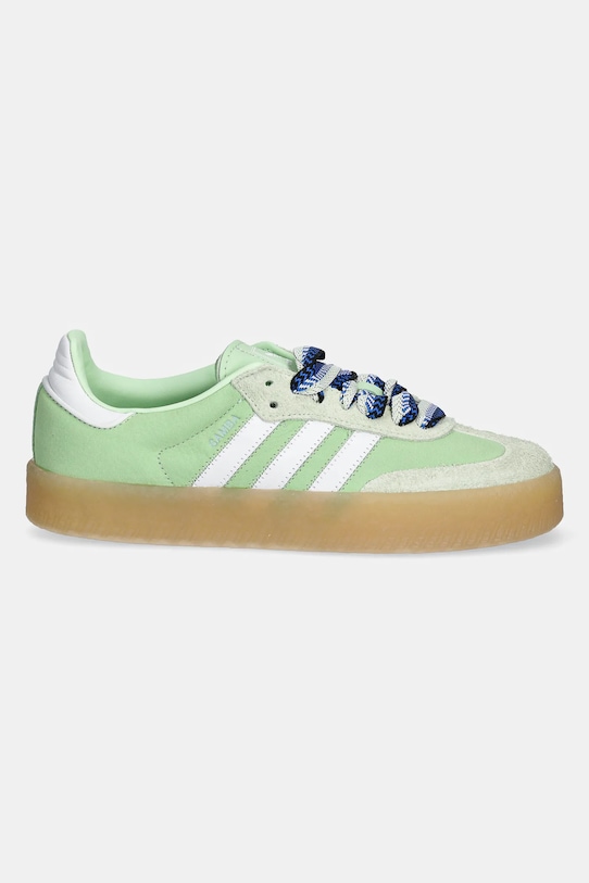 Кожаные кроссовки adidas Originals Sambae W JI2738 зелёный SS25