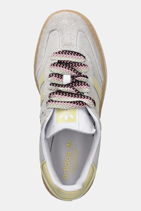 Kožené tenisky adidas Originals Sambae W šedá JI2739