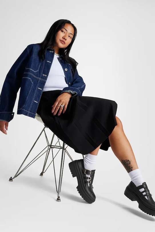 Δερμάτινα κλειστά παπούτσια Converse Chuck Taylor All Star Lugged Heel MJ A10616C