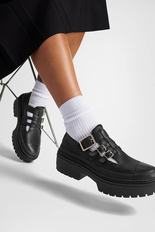 Δερμάτινα κλειστά παπούτσια Converse Chuck Taylor All Star Lugged Heel MJ A10616C