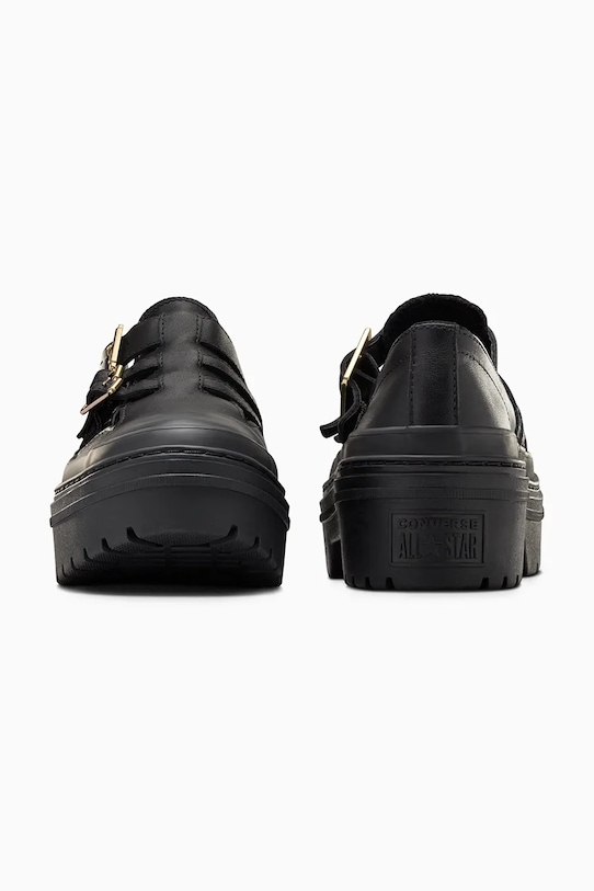 Παπούτσια Δερμάτινα κλειστά παπούτσια Converse Chuck Taylor All Star Lugged Heel MJ A10616C μαύρο