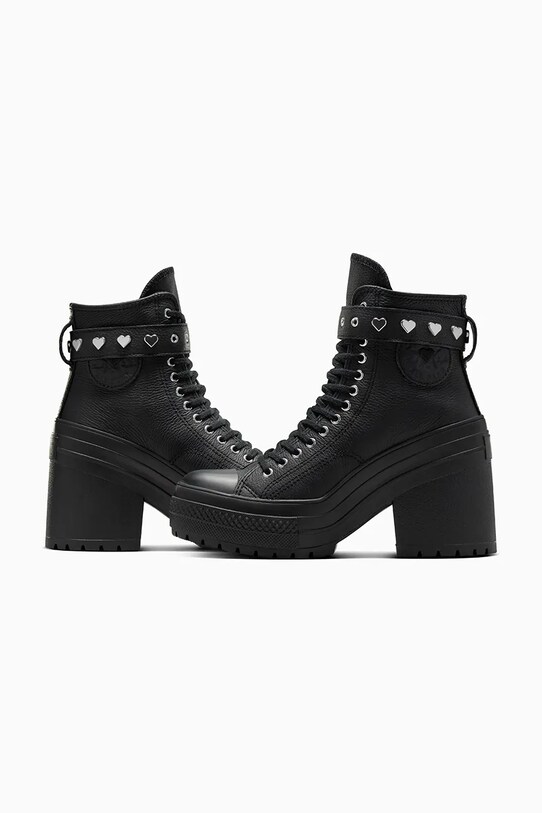 Δερμάτινα ελαφριά παπούτσια Converse Chuck 70 De Luxe Heel Valentine's Day A10634C