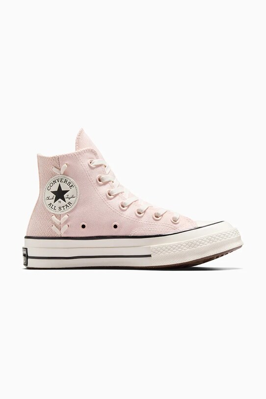 Πάνινα παπούτσια Converse Chuck 70 φλατ ροζ A10670C