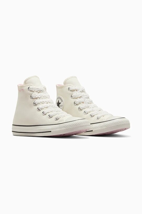 Високи кецове Converse Chuck Taylor All Star A10686C бял SS25