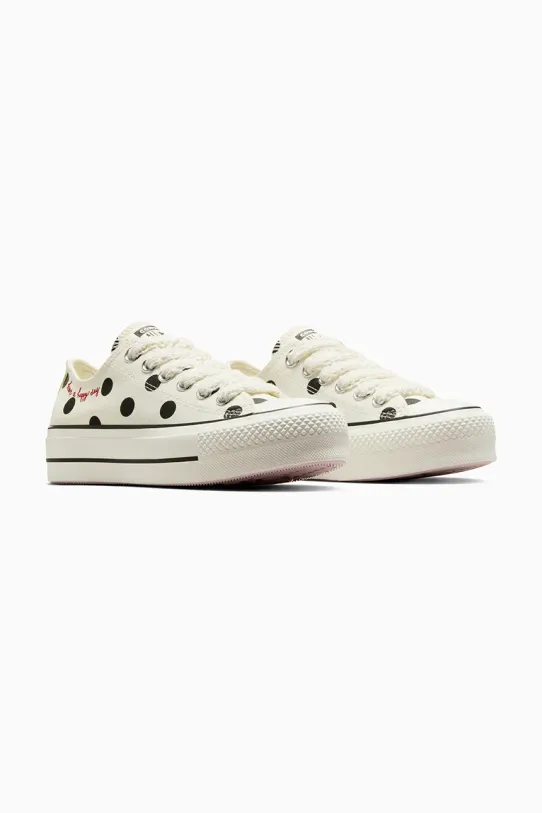 Converse tenisi Chuck Taylor All Star Lift A10689C alb SS25