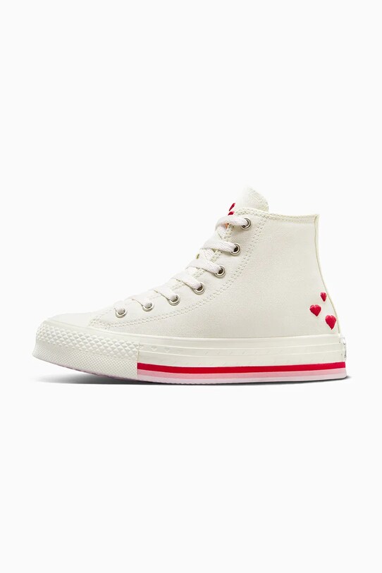 Кеди Converse Chuck Taylor All Star Eva Lift Valentine's Day A10716C білий