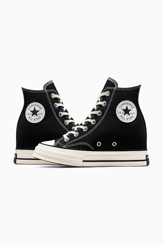 Converse teniși Chuck 70 Wedge negru A12563C