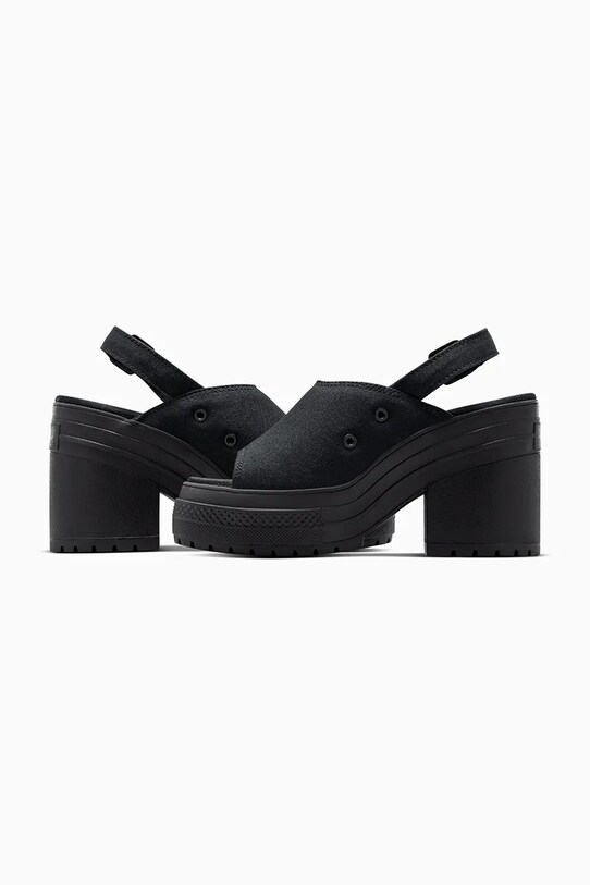Converse sandale Chuck 70 De Luxe Heel Nu negru A12567C