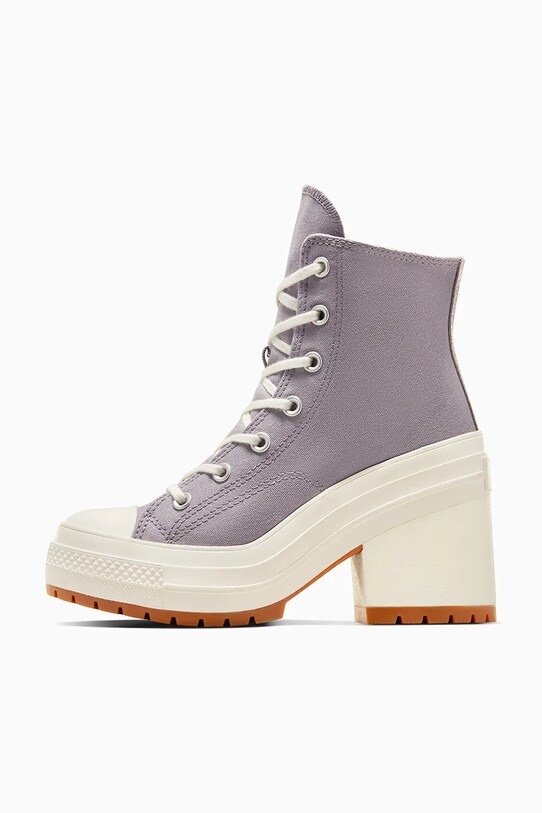 Πάνινα παπούτσια Converse Chuck 70 De Luxe Heel A12575C μωβ
