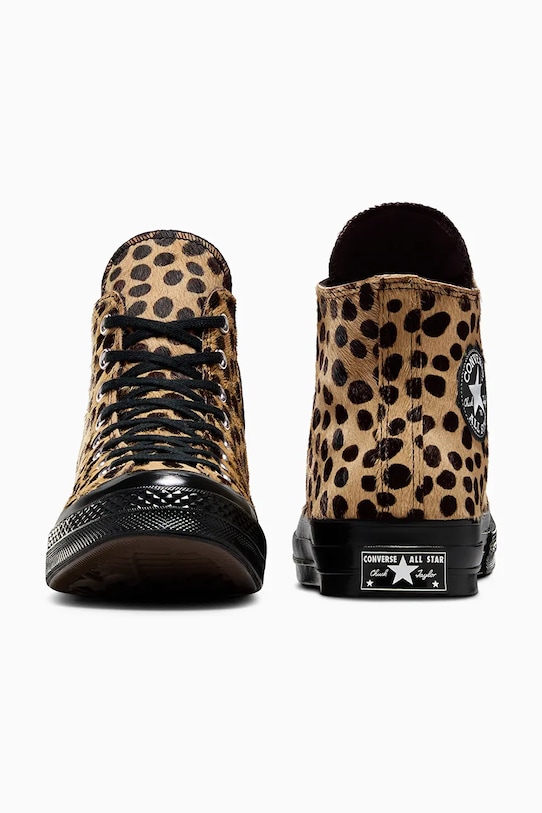 Încălțăminte Converse teniși de piele Chuck 70 A12705C bej