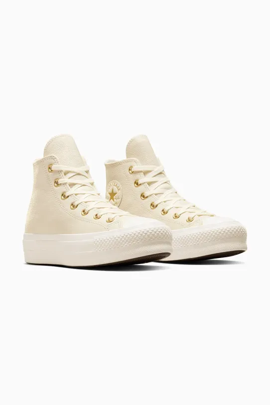 Kožne tenisice Converse Chuck Taylor All Star Lift A12764C bijela SS25