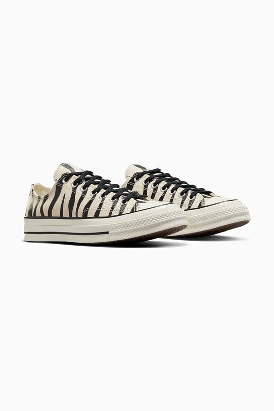 Παπούτσια Πάνινα παπούτσια Converse Chuck 70 Zebra A13438C λευκό