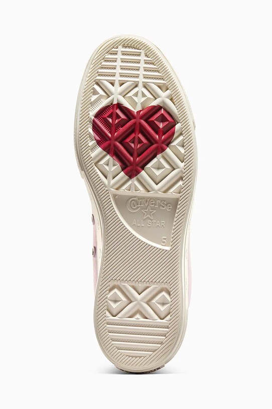 Πάνινα παπούτσια Converse Chuck Taylor All Star Lift Valentine's Day A13652C